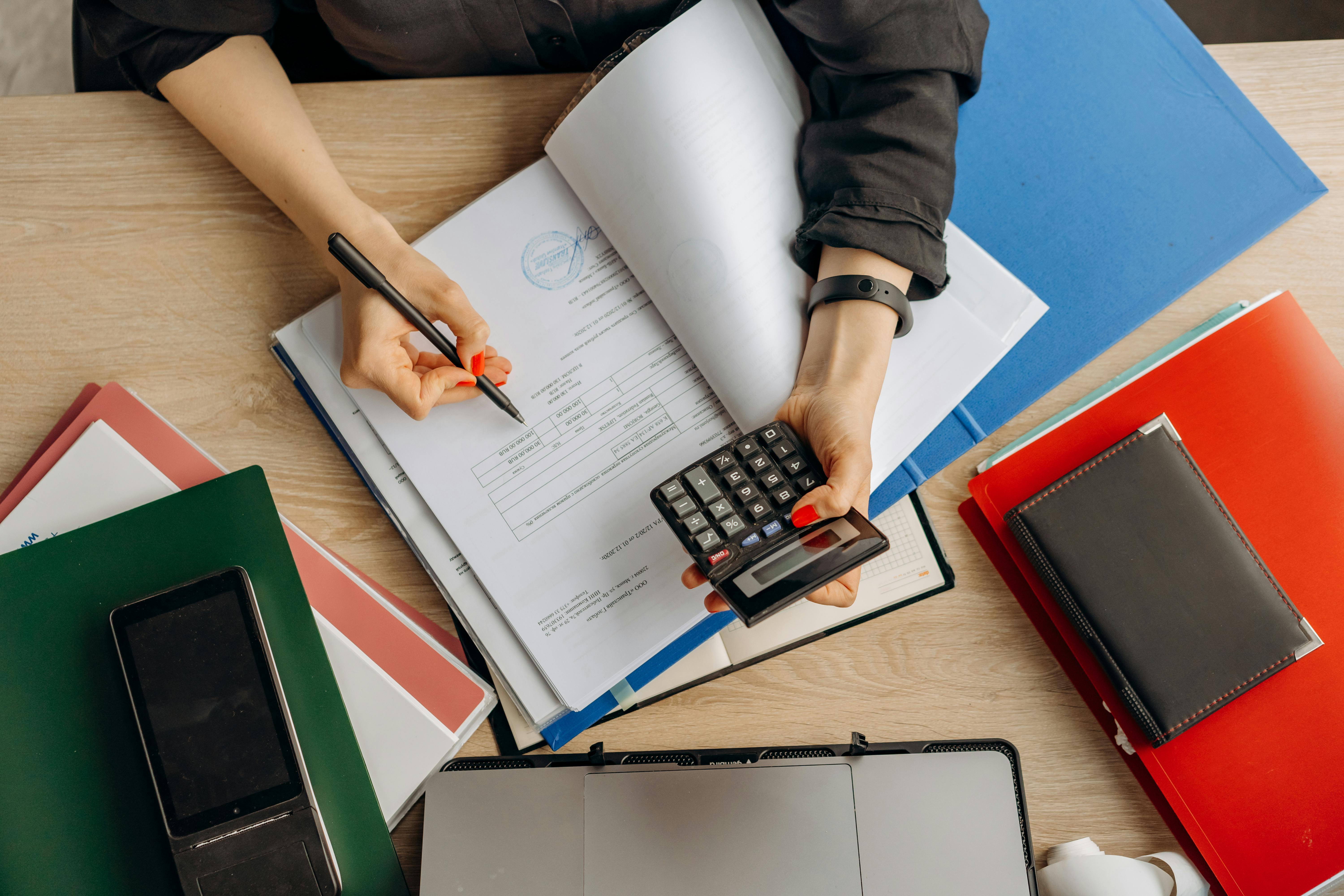 Person writing notes for a business or marketing plan
