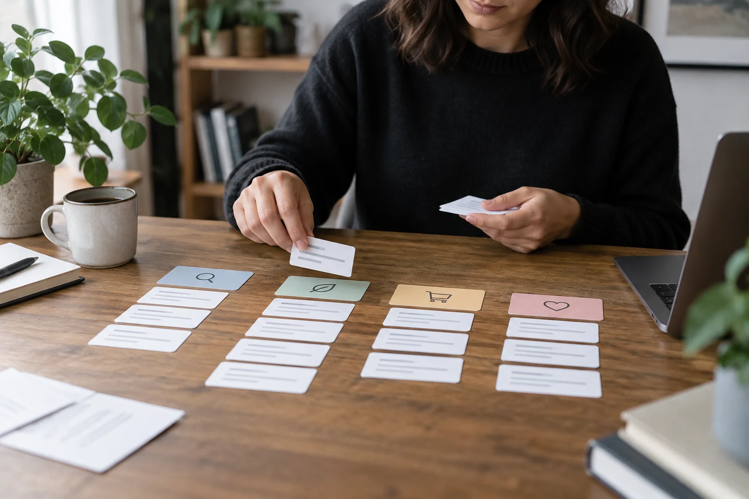 Search intent research for structuring paid search campaigns.